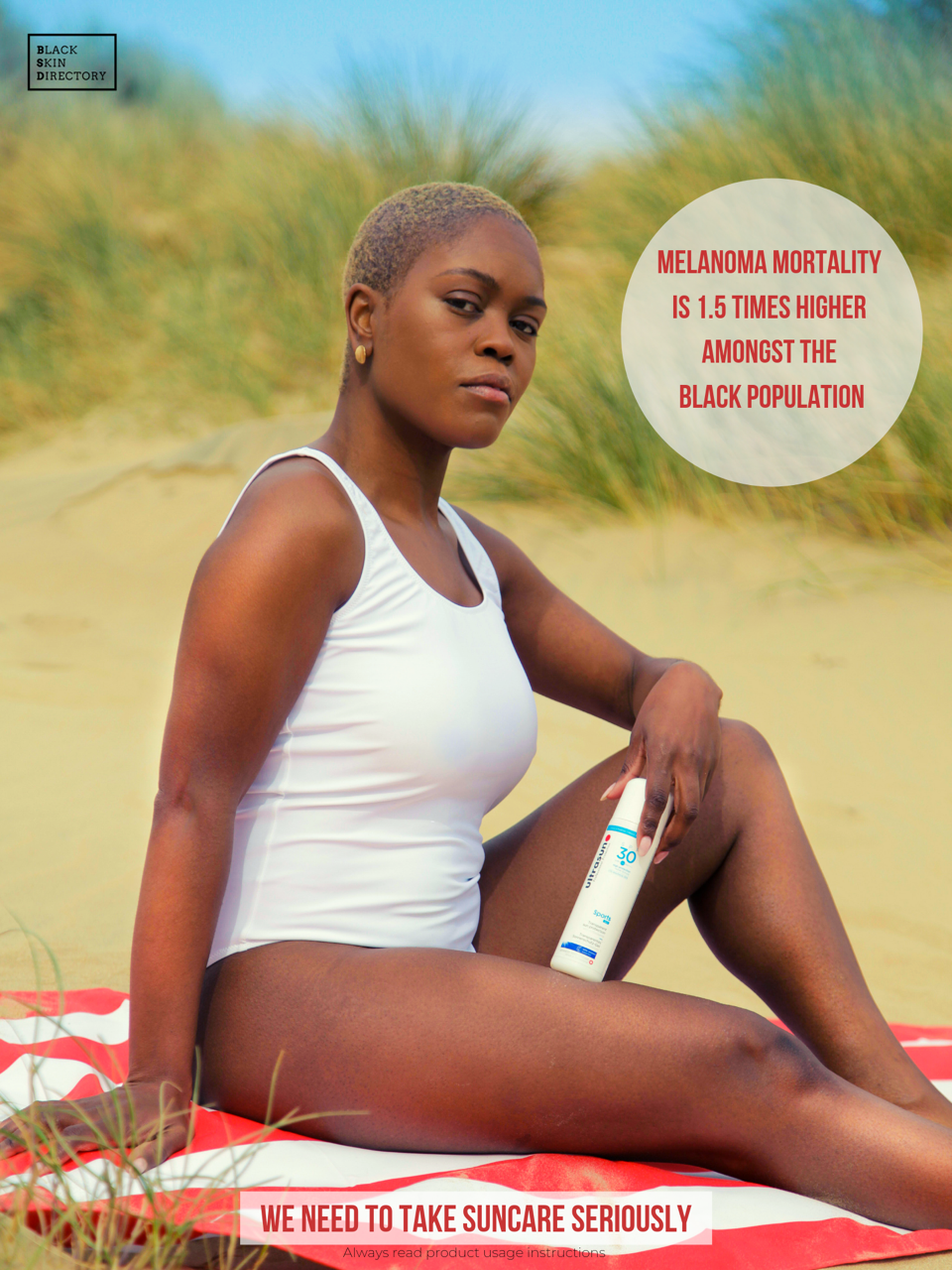 Black Skin Directory sun awareness campaign 